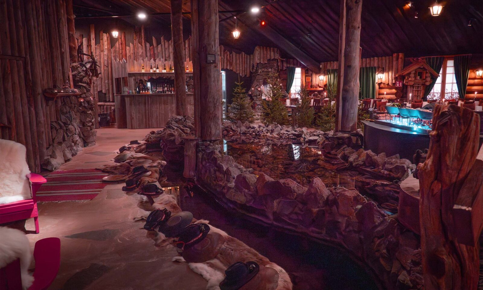 Inside of Piparina restaurant.
